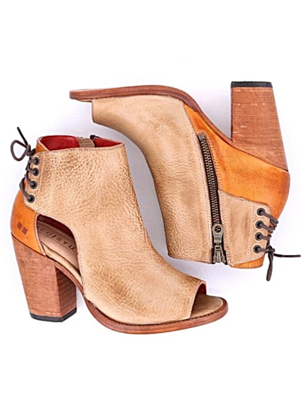 BED/STU Angelique Leather Heel -Oats Pecan Rustic- - Picture 4 of 8
